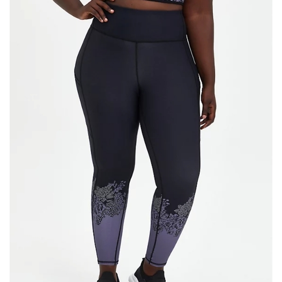 torrid Pants - Torrid Floral Active Legging